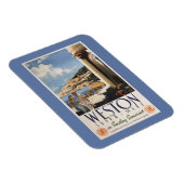 Couple mit Blick auf das Poster der Küstenbahn Magnet (Rechte Seite)