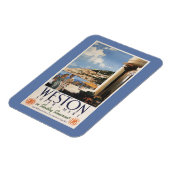 Couple mit Blick auf das Poster der Küstenbahn Magnet (Linke Seite)