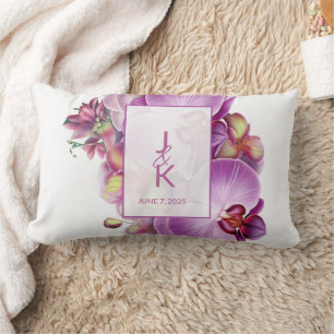 Couple Monogram Throw Kissen