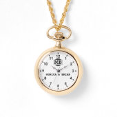 Couple Name Sentimental Wedding Keepsake Armbanduhr (Vorderseite)