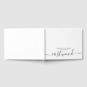 Couple Name Wedding Monogram Gästebuch (Voll)
