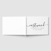 Couple Name Wedding Monogram Gästebuch (Voll)