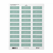 Couple Name White auf Blue (Vorne)