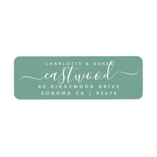 Couple Name White auf Green (Vorne)