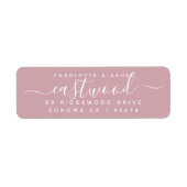 Couple Name White on Dusty Pink (Vorne)