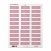 Couple Name White on Dusty Pink (Vorne)