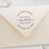 Couple Names Wedding Rücksendeadresse Permastempel