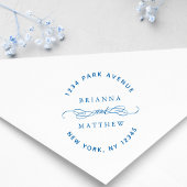 Couple Names Wedding Rücksendeadresse Permastempel