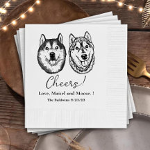 Couple Pet Hand Zeichnend Personalisierte Beifall