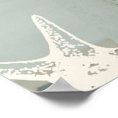 Couple photo coastal wedding welcome  poster (Ecke)