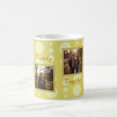 Couple Photo Love Design with Custom Text Coffee M Kaffeetasse (Mittel)