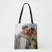 Couple Photo Your Own Two Image Double Side Tasche (Vorderseite)