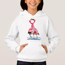 Couple Pink Flamingo Hoodie