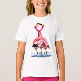 Couple Pink Flamingo T - Shirt