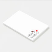 Couple Post it Notes Love Post-it Klebezettel (angewinkelt)