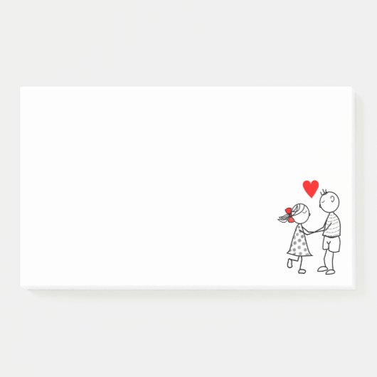 Couple Post it Notes Love Post-it Klebezettel (Vorderseite)