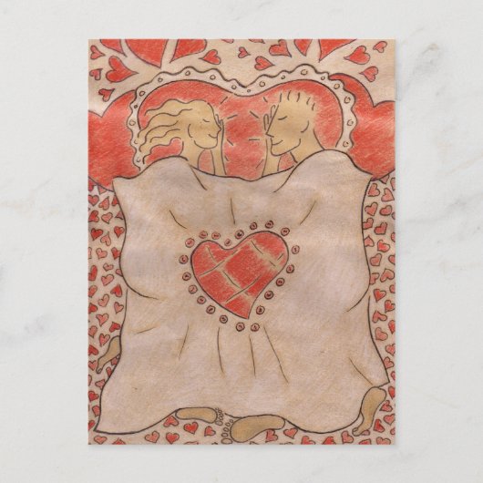 Couple Postkarte (Vorderseite)