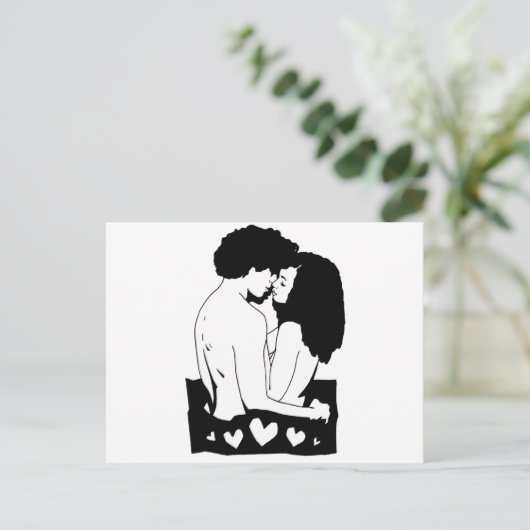 Couple Postkarte (Stehend Vorderseite)