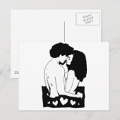 Couple Postkarte (Vorne/Hinten)