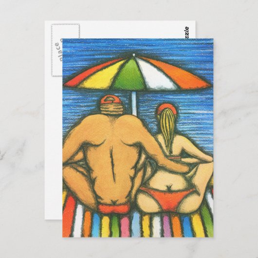 Couple Postkarte (Vorne/Hinten)