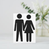 Couple Postkarte (Stehend Vorderseite)