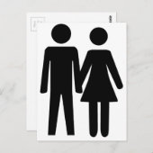 Couple Postkarte (Vorne/Hinten)