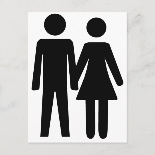 Couple Postkarte (Vorderseite)