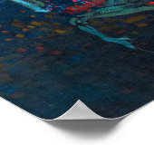 Couple Riding, 1906 von Wassily Kandinsky Poster (Ecke)