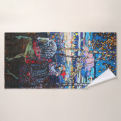 Couple Riding a White Horse, Wassily Kandinsky Badehandtuch (Badehandtuch)