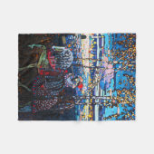 Couple Riding a White Horse, Wassily Kandinsky Fleecedecke (Vorderseite (Horizontal))