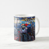 Couple Riding a White Horse, Wassily Kandinsky Kaffeetasse (VorderseiteRechts)
