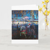 Couple Riding a White Horse, Wassily Kandinsky Karte (Gelbe Blume)