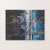 Couple Riding a White Horse, Wassily Kandinsky Puzzle (Horizontal)