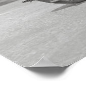 Couple Riding Motorrad, 1928. Vintages Foto Poster (Ecke)