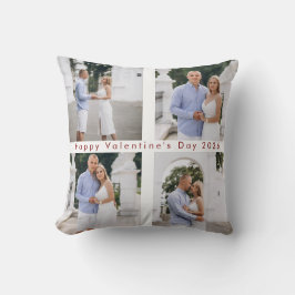 Couple Romantic Moments Customizable Valentine Kissen