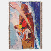 Couple Sailing von R.J. Cavaliere Decke (Vorderseite Vertikal)