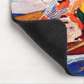 Couple Sailing von R.J. Cavaliere Mousepad (Ecke)