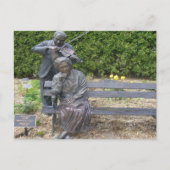 Couple Serenade Botanischer Garten Postkarte (Vorderseite)