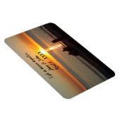 Couple Sit On Beach im Sunset Anniversary Magnet (Rechte Seite)