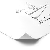 Couple-Sitzplätze auf Papierhandbuchbuchpos mit Fi Poster (Ecke)