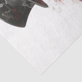 Couple Skeletons in voller Blütezeit Seidenpapier (Ausschnitt)