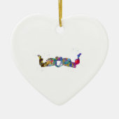 Couple Skydiver Keramik Ornament (Vorne)