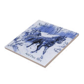 Couple Sleigh Tile, Dutch Look, Personalize Fliese (Seite)