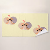 Couple Snail Bath Handtuch - Farbe wählen Badehandtuch (Badehandtuch)