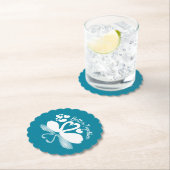 Couple Swan Silhouette Reflektion im Wasser Untersetzer (Vor Ort)