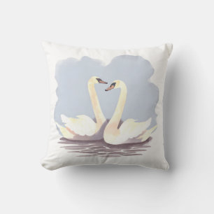 Couple Swan Throw Kopfkissen Kissen