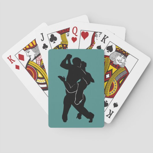 Couple Tango Dancer Playing Card Spielkarten (Rückseite)