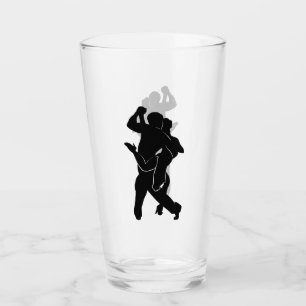 Couple Tango Dancers Glass Glas