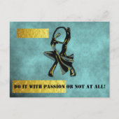 Couple Tanzen in der Nacht Postkarte (Vorderseite)