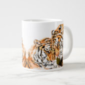 Couple Tiger Coffee Tasse (Vorderseite Rechts)